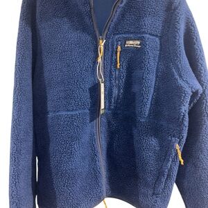 Alpine Design Men’s Sherpa Fleece Jacket NWT | Blue | Size M